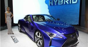 Lexus LC 500h hybrid stunner rolls in