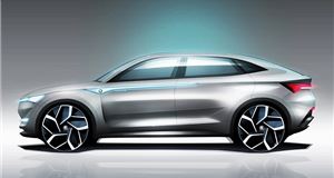 Skoda unveils all-electric Vision E