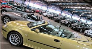 Spectacular convertibles at Blackbushe 