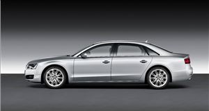 Audi unveils a long wheelbase version of the A8