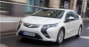 Vauxhall Ampera takes to the road