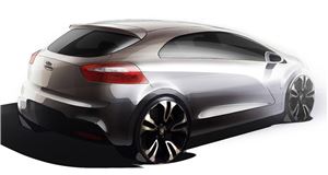 First sketches of new Kia Rio revealed