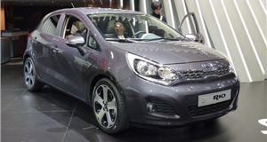 Wraps come off new Kia Rio at Geneva