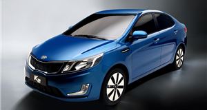 Kia previews Rio based K2