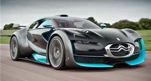 Citroen Survolt doing demo runs at Goodwood