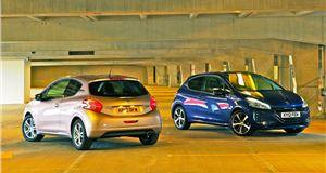 Learning to drive in: A Peugeot 208