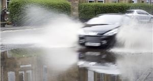 Post-flood warning for company car drivers