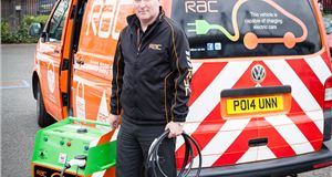 RAC launches first mobile electric vehicle charging unit