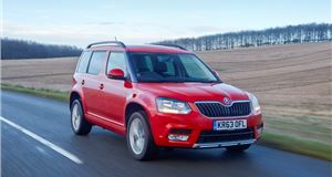 Skoda Yeti wins best ‘Crossover’ title at the Honest John Awards 2014