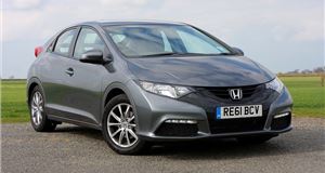 Honda Civic wins best Real MPG prize at Honest John Award 2014
