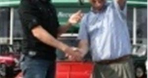 Fred Talbot Draws the crowds at Fords of Winsford 50th Anniversary Classic Car Weekend