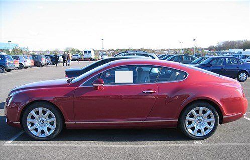 Bent Cont GT Coupe Side Retouched