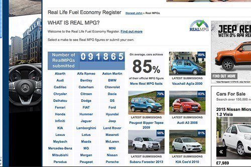 Real Life Fuel Economy Register