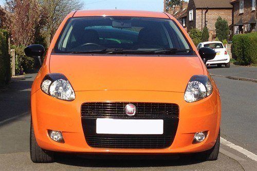 FIAT Punto Front Orange Retouched