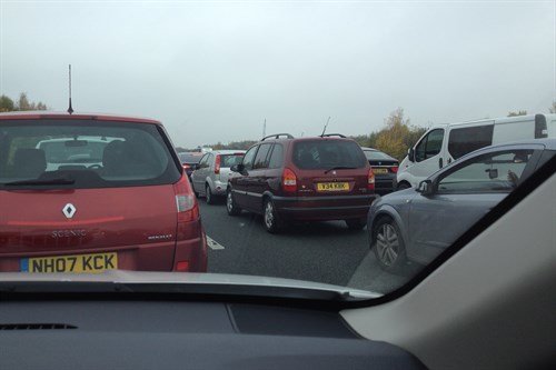 Traffic Jam A1 31-10-2015