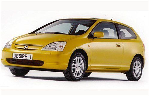 Hon Civic 01 3dr Yellow 700