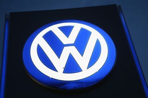 VW Logo In Blue