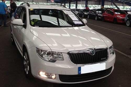 Skoda Superb 61 Reg Retouched