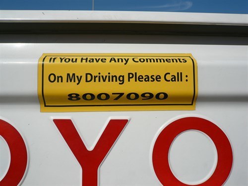 'How 's My Driving ' Dubai