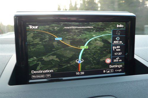 Audi S1 Satnav Screen