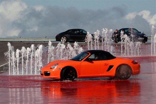Porsche Boxster Red Ice Hill