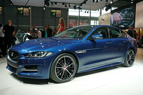 Jaguar XE 2015 Front Side Blue