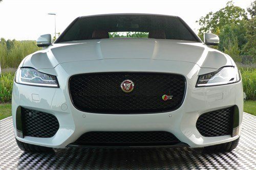 Jaguar XF 2015 1 Front White Display Tent