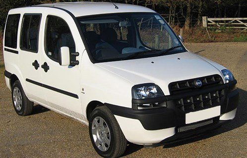 FIAT Doblo Family White F34 Retouched