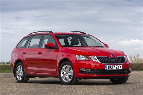 Skoda Octavia Estate 2017 F34 Red (1)