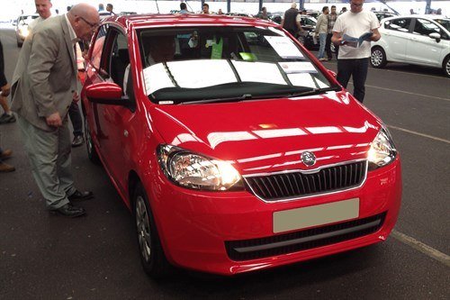 Skoda Citigo Red F34 Blackbushe