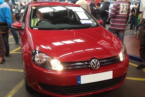 VW Golf VI Bbsh Red Retouched