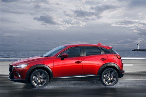 Mazda CX3 Side Red