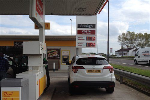 Honda HR-V Re -fuel Barnsdale Rear May 2016