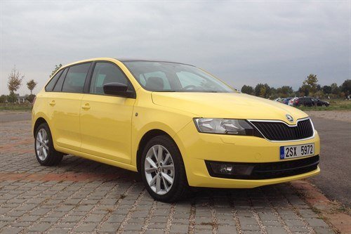 Skoda Rapid Spaceback F34 Yellow