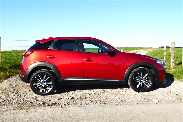 Mazda CX3 2017 Side Facing Right