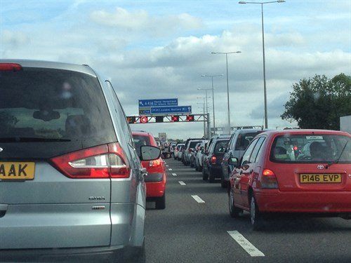 Traffic Jam M25 Galaxy