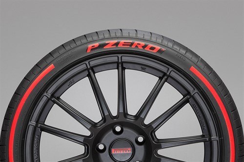 PIRELLI P ZERO COLOURED EDITION TYRES RED