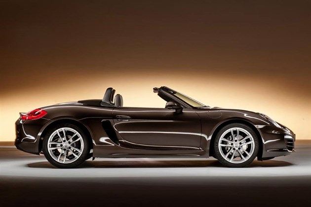 Porsche Boxster 2012 Side Top Down