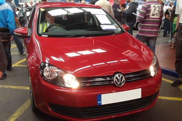 VW Golf VI Bbsh Red Retouched