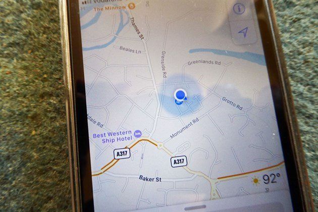 Google Maps On Smartphone