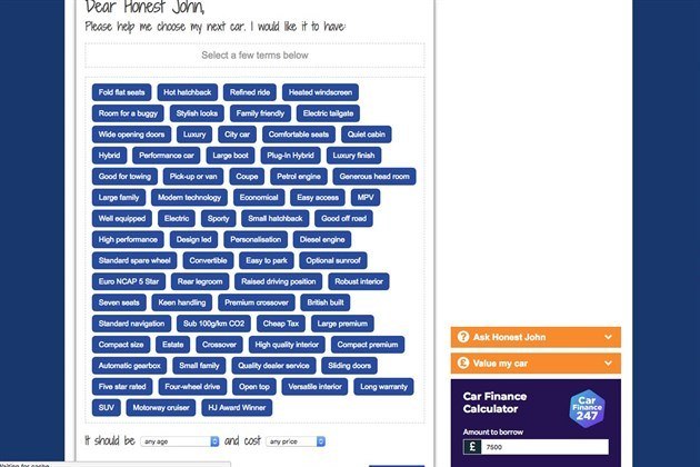 Car Chooser Screen Shot 10-6-2018 (1)