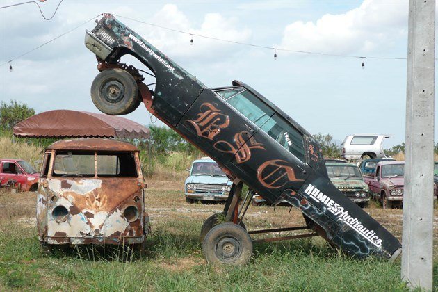 Thailand Scrapyard Cadillac