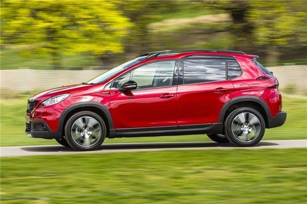 Peugeot 2008 2016 Side Red