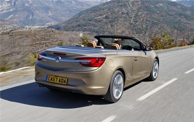 Vauxhall Cascada R34 Top Down Mountain Road