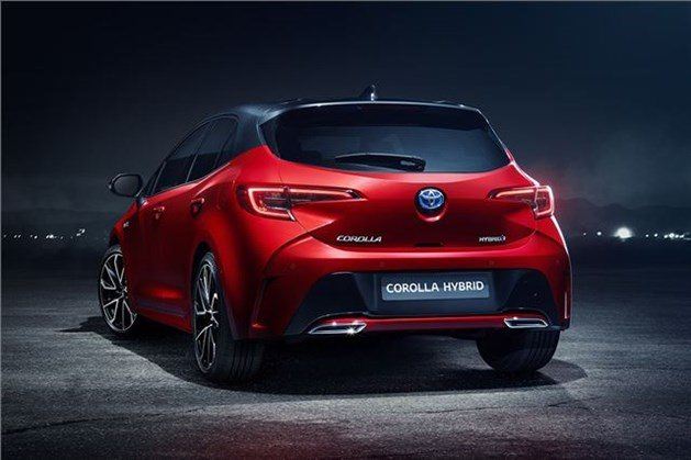 Toyota Corolla Hybrid 2019 Rear Red