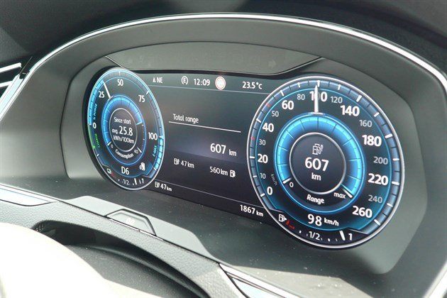 VW Passat GTE 607 Km Range