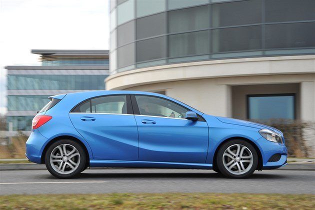 MB A Class 2013 Blue Side