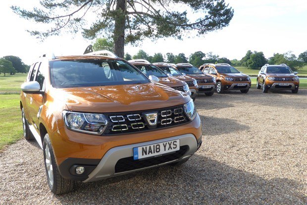 Dacia Duster 2018 Line Up Outside House Possible Lead