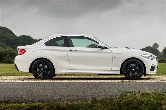 BMW 240i Coupe Side White