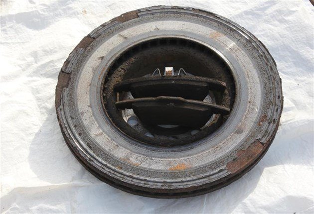 Skoda Yeti Rusted Brake Disc